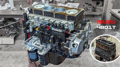 mini excavator engine block|Excavator engine rebuild: short block assembly (Hitachi EX120.